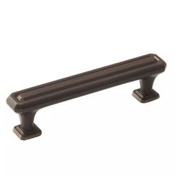 SIGNATURE HARDWARE 3-3/4" Thena Cabinet Pull - Oil Rubbed Bronze