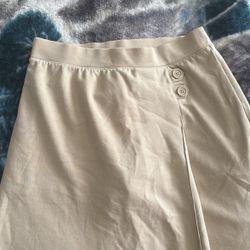 Beige Skirt