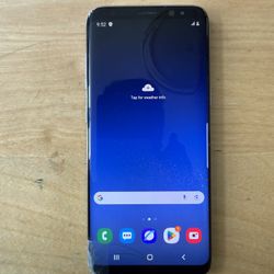 Samsung Phone Galaxy S8  64GB Unlocked works on any network, with charging cable