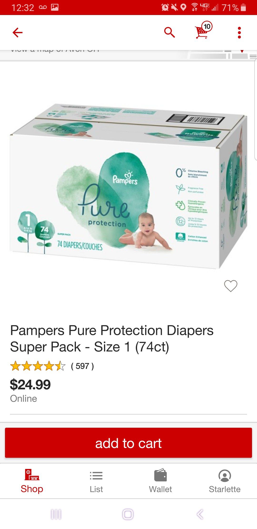 Pampers pure protection