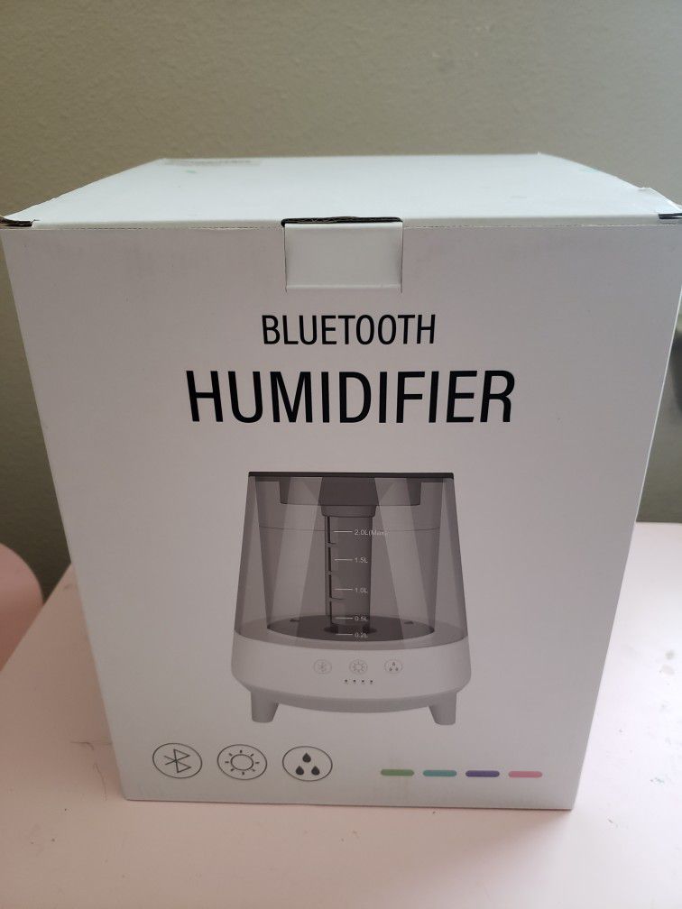 Bluetooth Humidifier gor Bedroom 2000ml Ultrasonic Cool