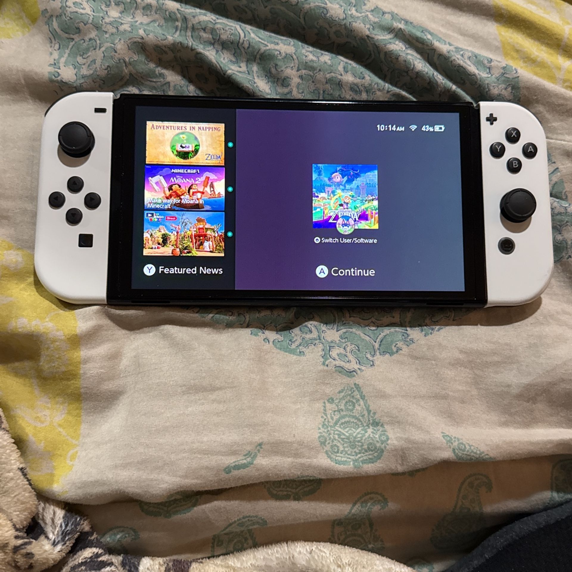 Oled Nintendo Switch With Everything In Box Plus 256 GB
