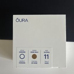 Oura Ring Gen3 Horizon – Rose Gold (Size 11) 