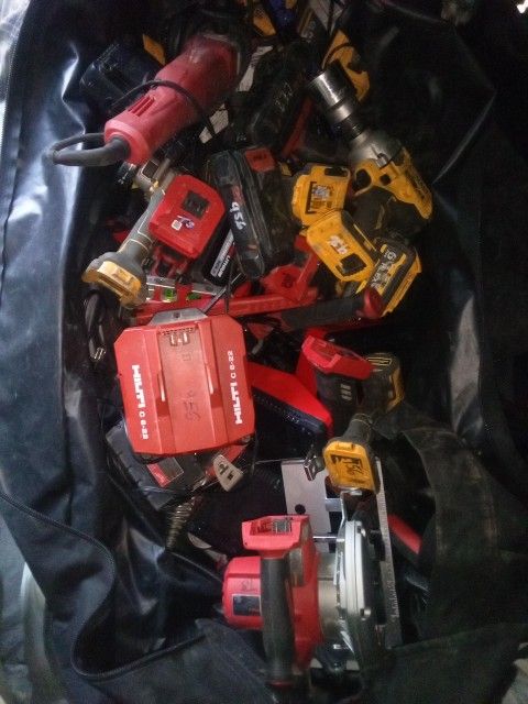 Dewald, Milwaukee And Hilti Drills And Impacts