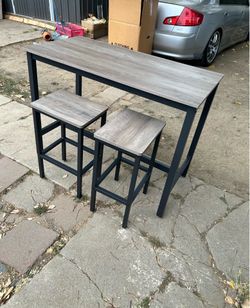Pub Style Table & Stools for 2