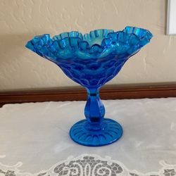 Blue Compote Candy Dish