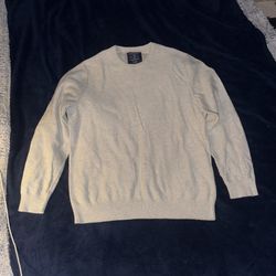 Vintage Cream Colored American Eagle Outfitters pullover Crewneck sweater Men’s size Large  