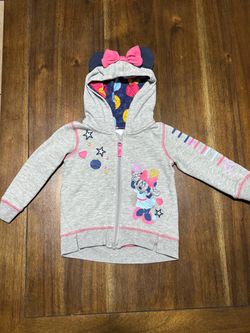 Minnie Mouse Girls Hoodie – Size 3T