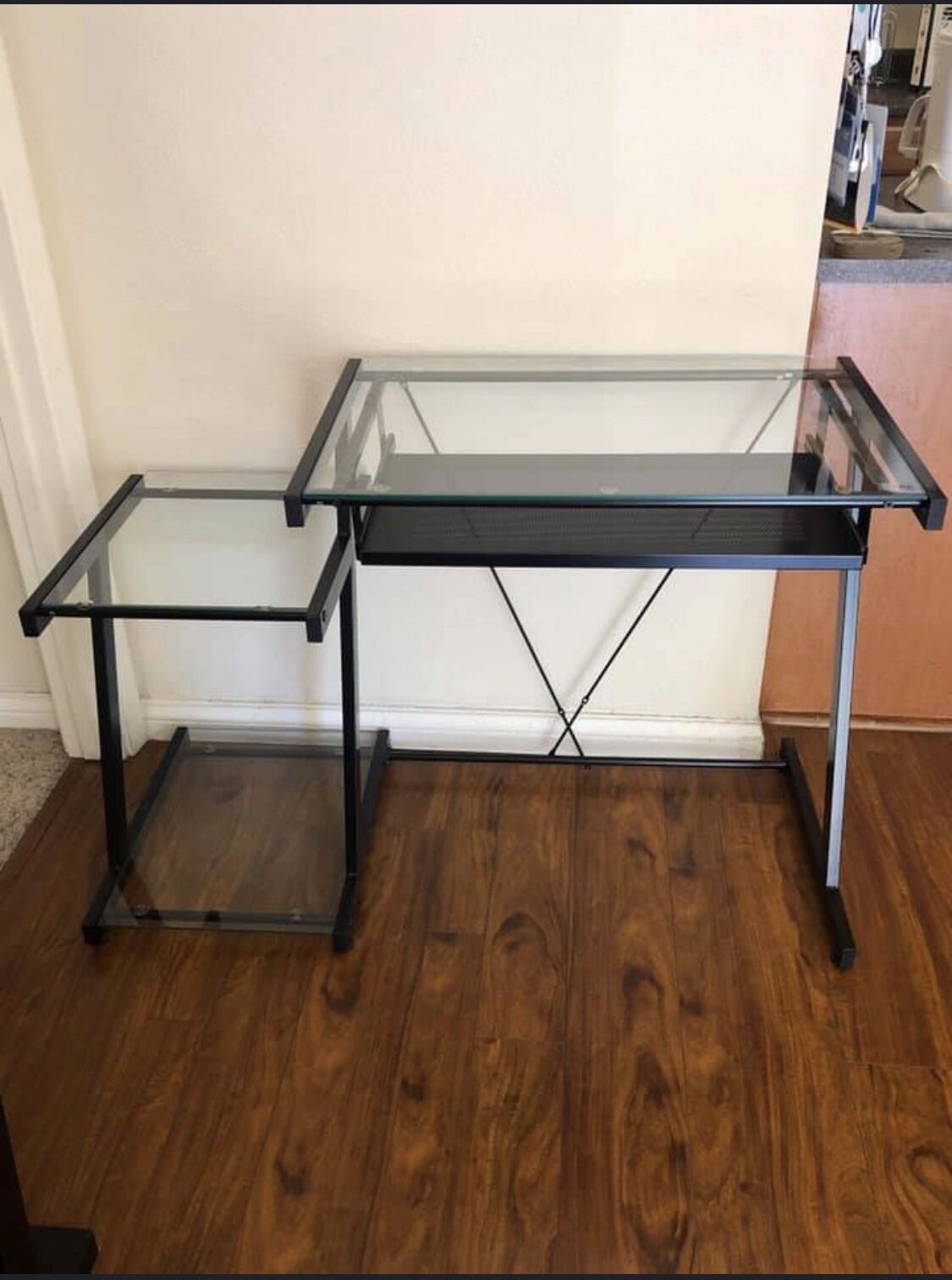 Modern Glass Computer table - Almost New