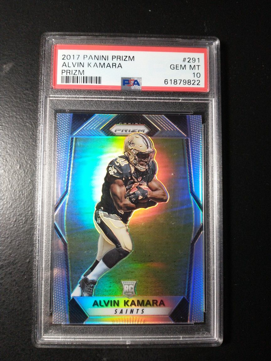 2017 Alvin Kamara Prizm Holo Rookie Card PSA 10 Gem Mint