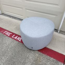 Small Ottoman Gray Cloth by Vari