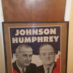 1964 Lyndon Johnson Run 4 President Poster 