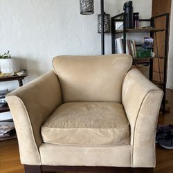 Comfy Tan Armchair