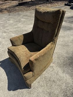 Chair Vintage Beautiful Mustard Color