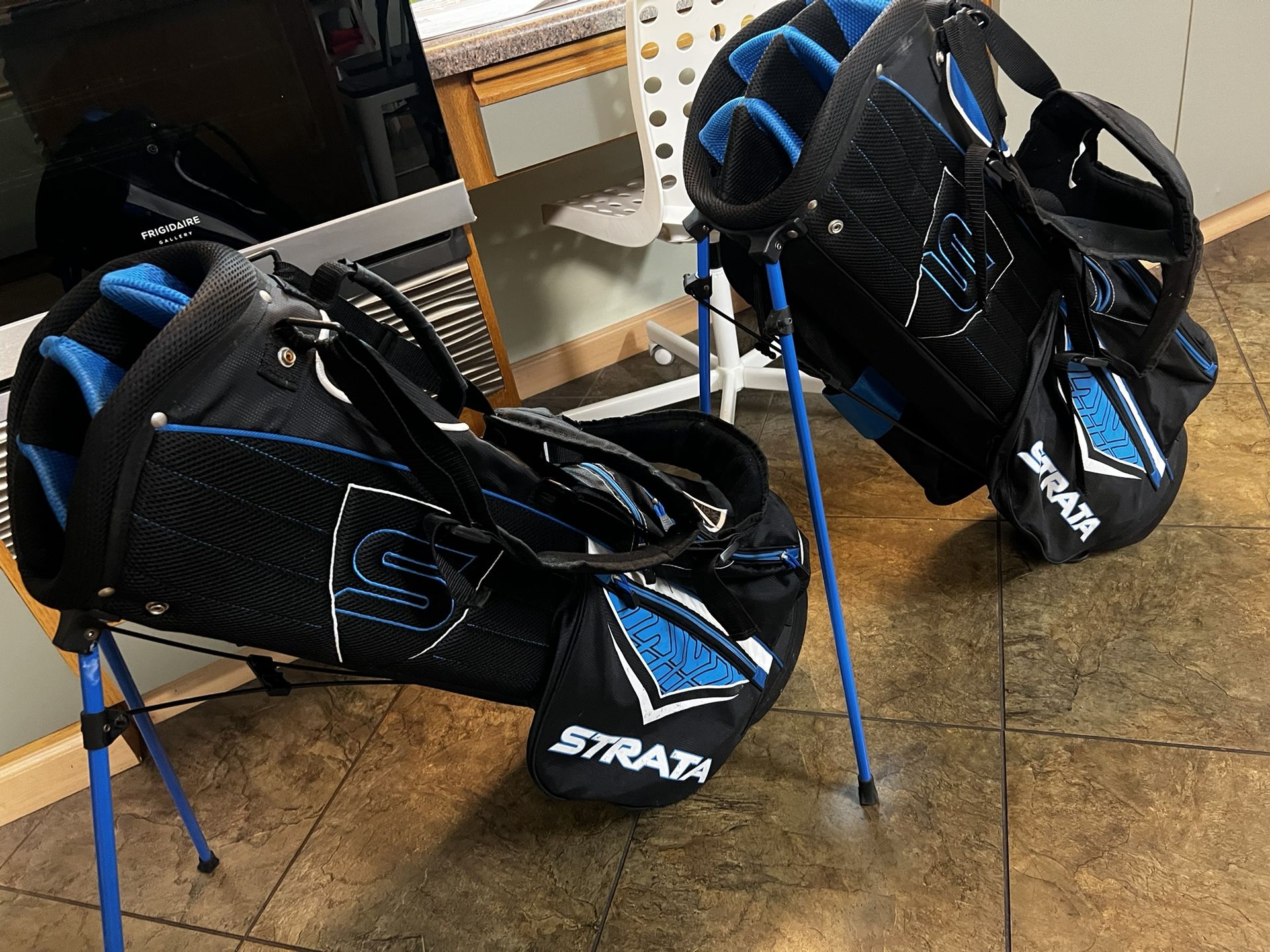 GOLF, 2GR888,  Strata Golfr Bags, Carry/ Stand With Double Straps, $98 each,  both for $169