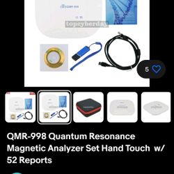 QMR-998 Quantum Resonance
Magnetic Analyzer Set Hand Touch 