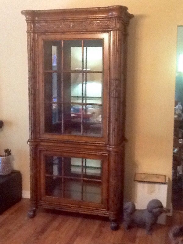 American Signature-West Indies Collection Curio Cabinet
