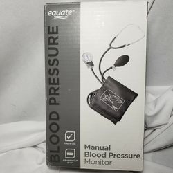Equate manual blood pressure monitor. 