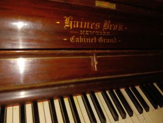 Antique Cabinet Grand Piano