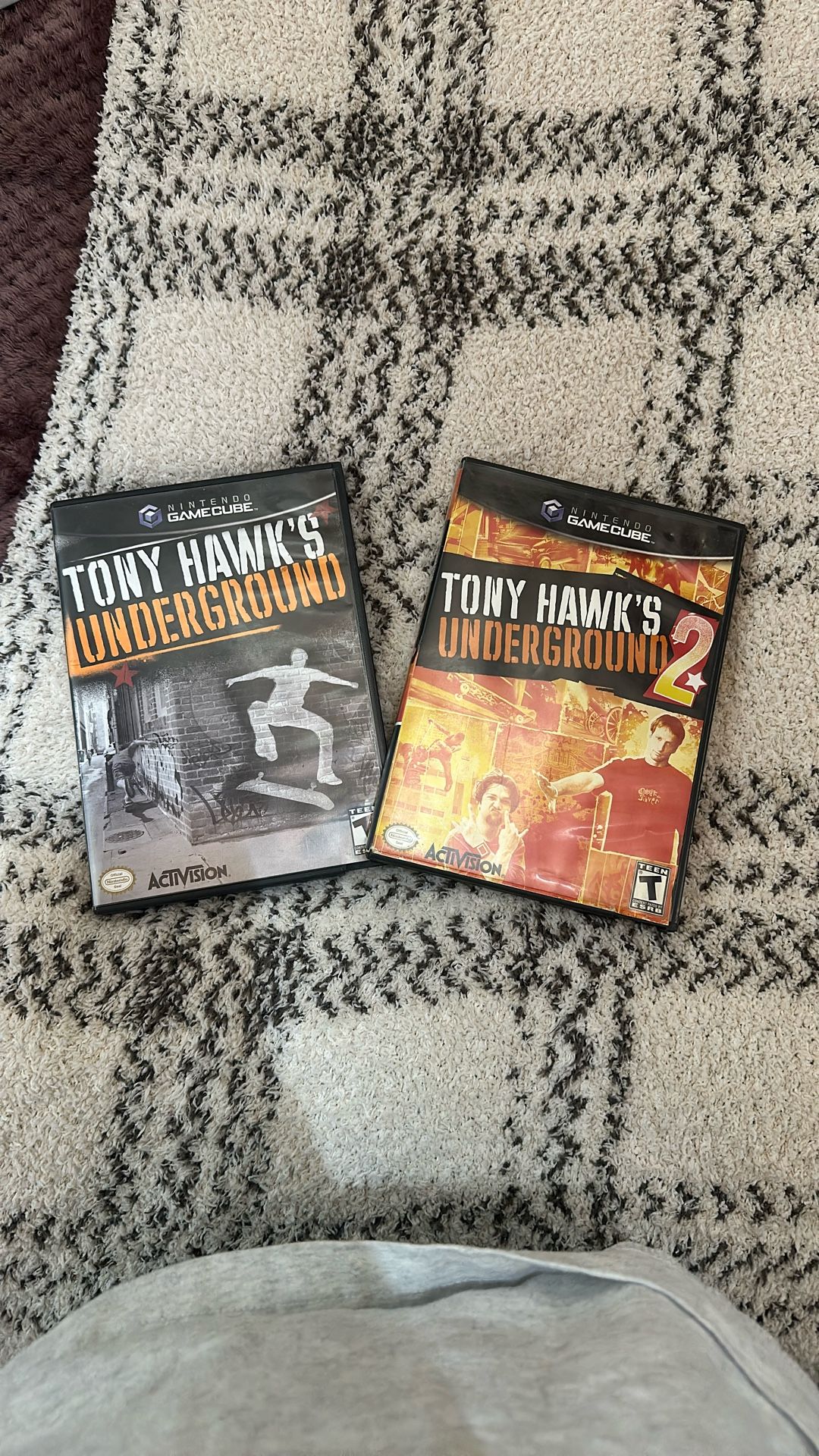 Nintendo Game Cube Games Bundle- Tony Hawk Underground 1 & 2