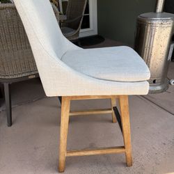 6 Counter Height Swivel Chairs