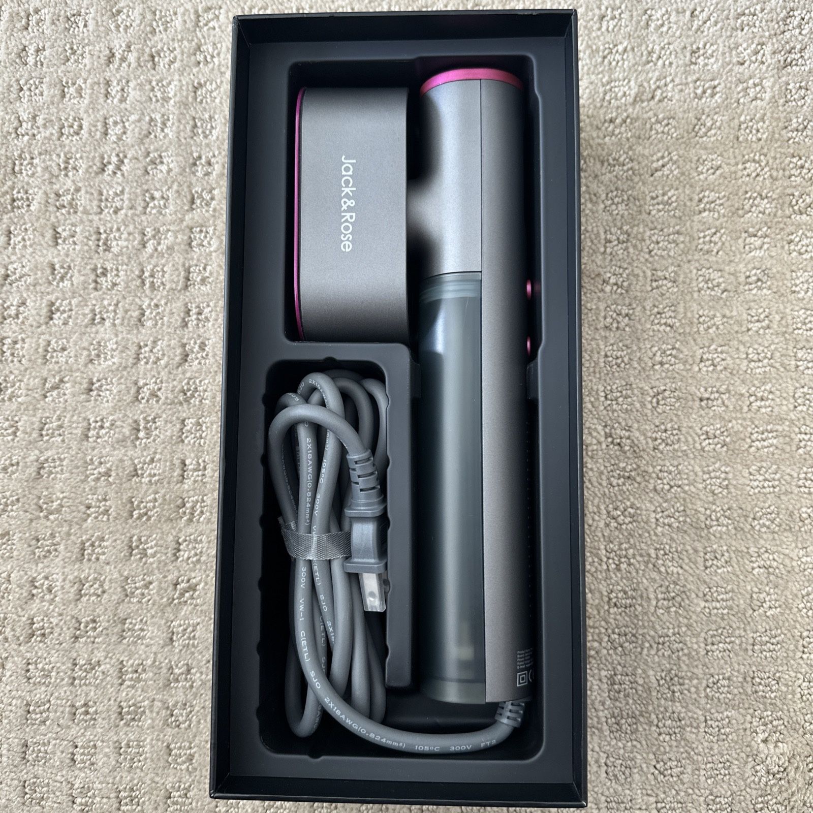 Jack And Rose Portable Steamer 120-240v  Open Box 