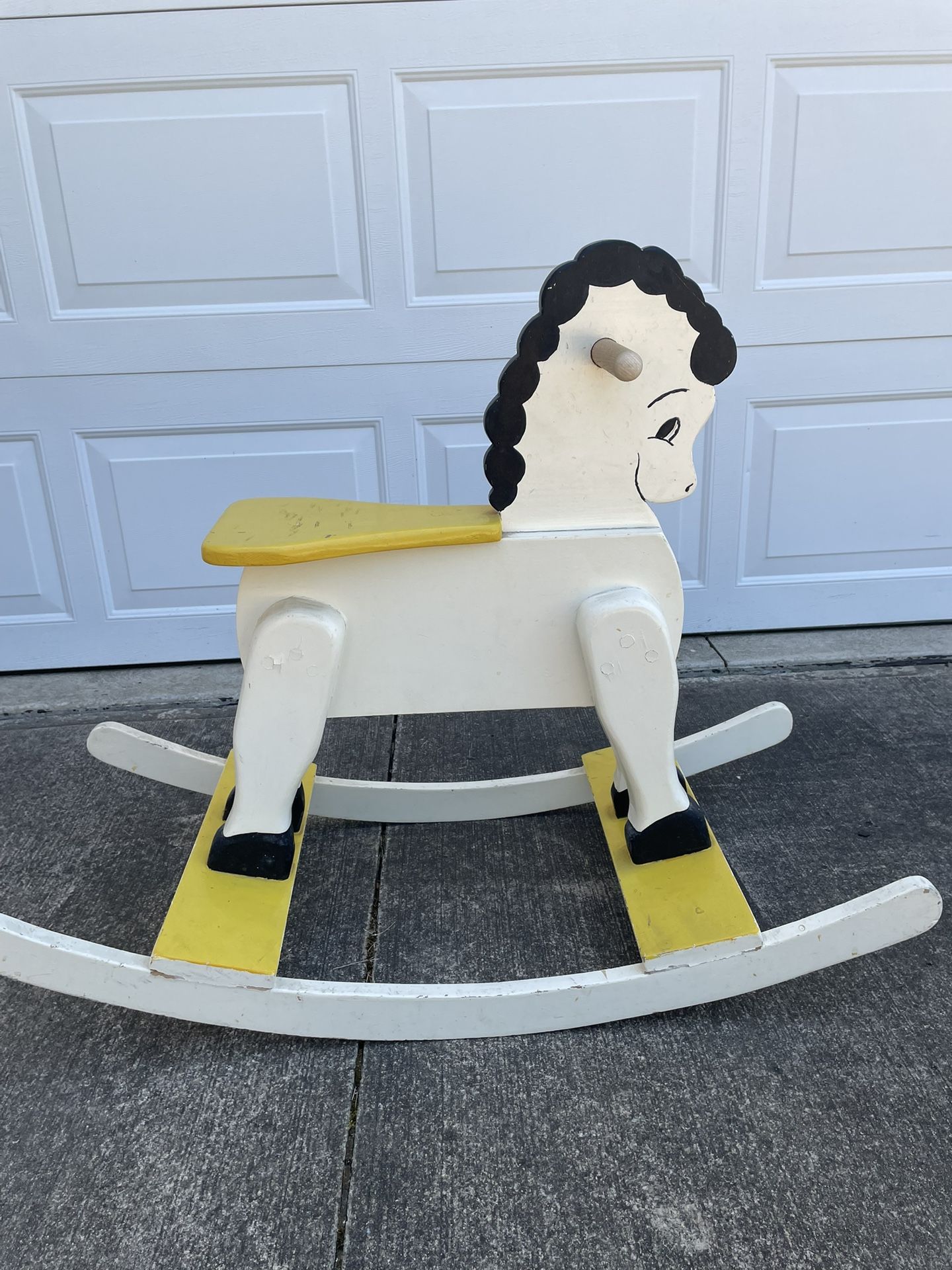 Rocking horse, Child’s wooden