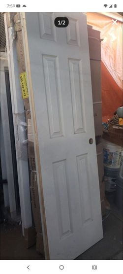 24x80 interior door solid core 6 panels,