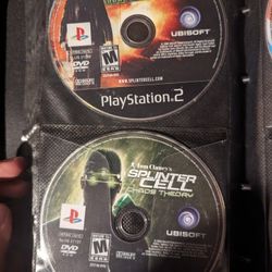 Splinter Cell Double Agent & Chaos Theory For Ps2