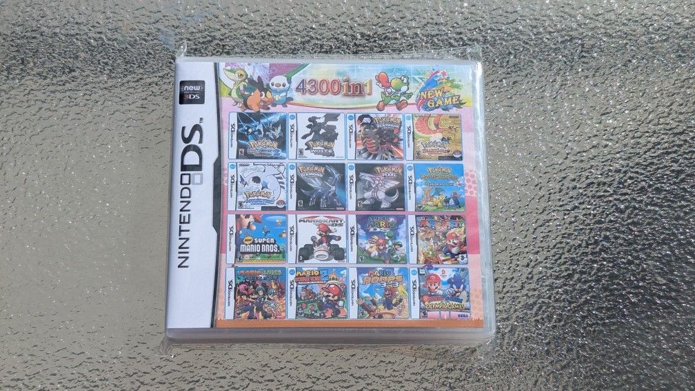 ~4300 in 1 Video Game Cart Console Cartridge For Nintendo DS 3DS 2DS DSi NDS DSL DS Lite SNES GBA GBC NES ND