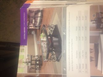 Coffee table and sofa table