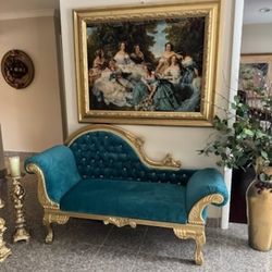 Very Beautiful, Gorgeous Chase With Matching Victorian Picture