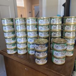 42 Cans Of Fancy Feast (Non Pate) For Only $20.00