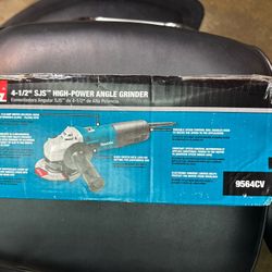 (Model # 9564CV) Makita 13 Amp 4-1/2 in. Corded SJS High-Power Angle Grinder