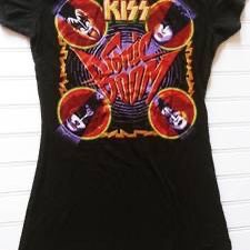 Vintage KISS Sonic Boom Junior's/Women's Size Medium Band T-shirt 
