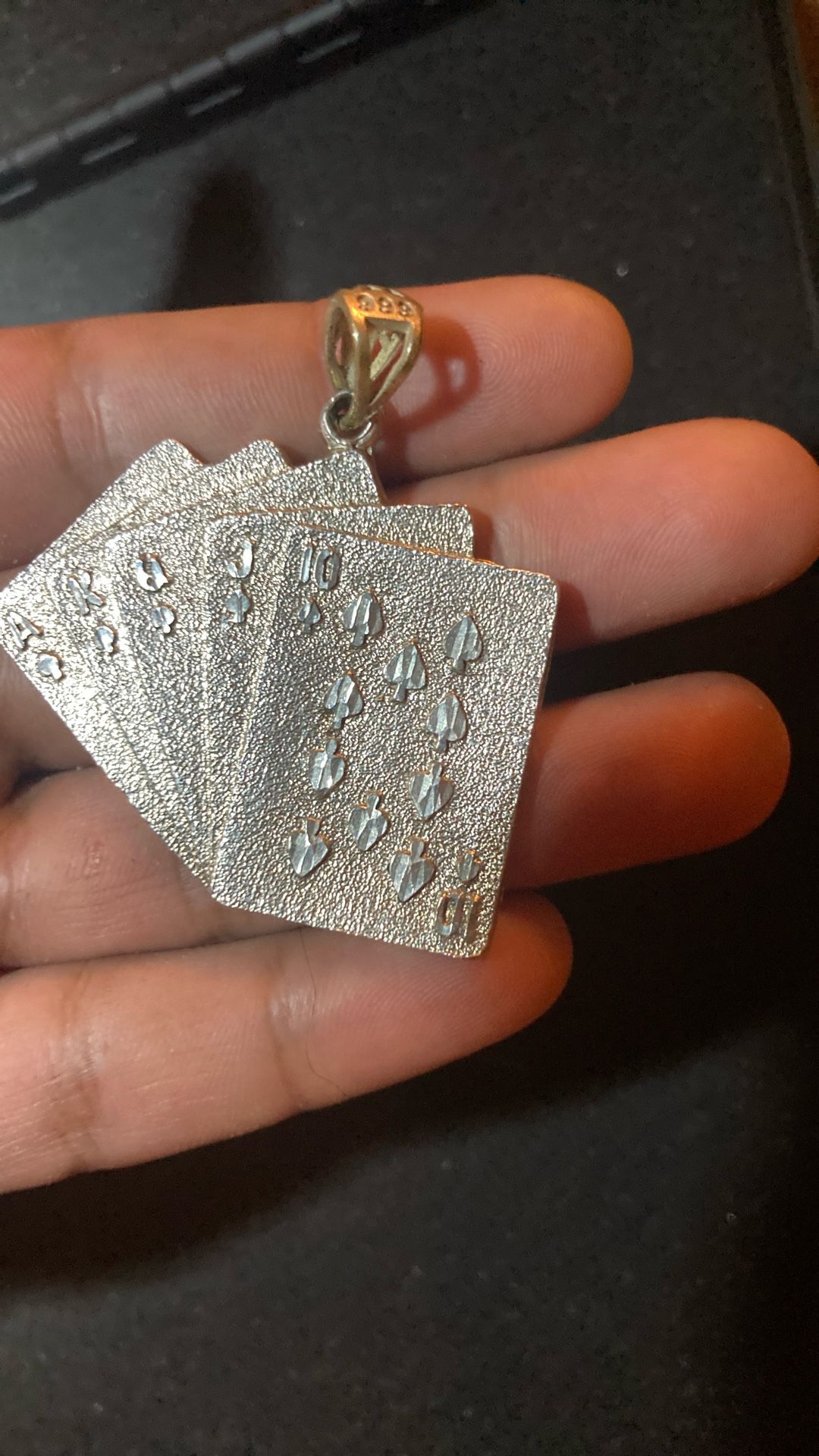 CARDS PENDANT 925 SILVER / PLATA