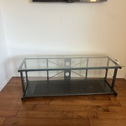 Glass Media Table 