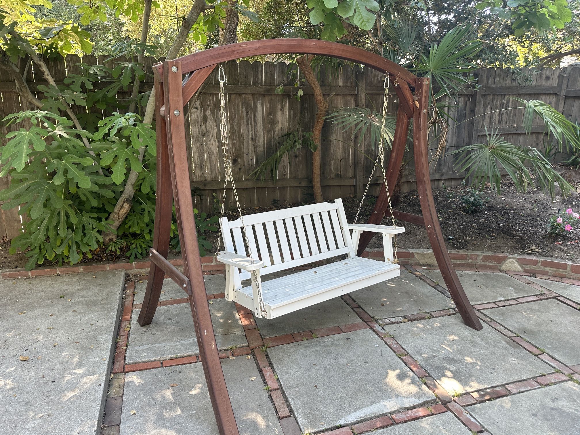 Wooden Porch Swing