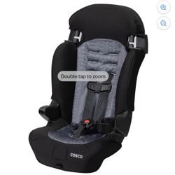 Cosco Kids Finale 2-in-1 Toddler Booster Car Seat, Fiberwave II, Black/Grey