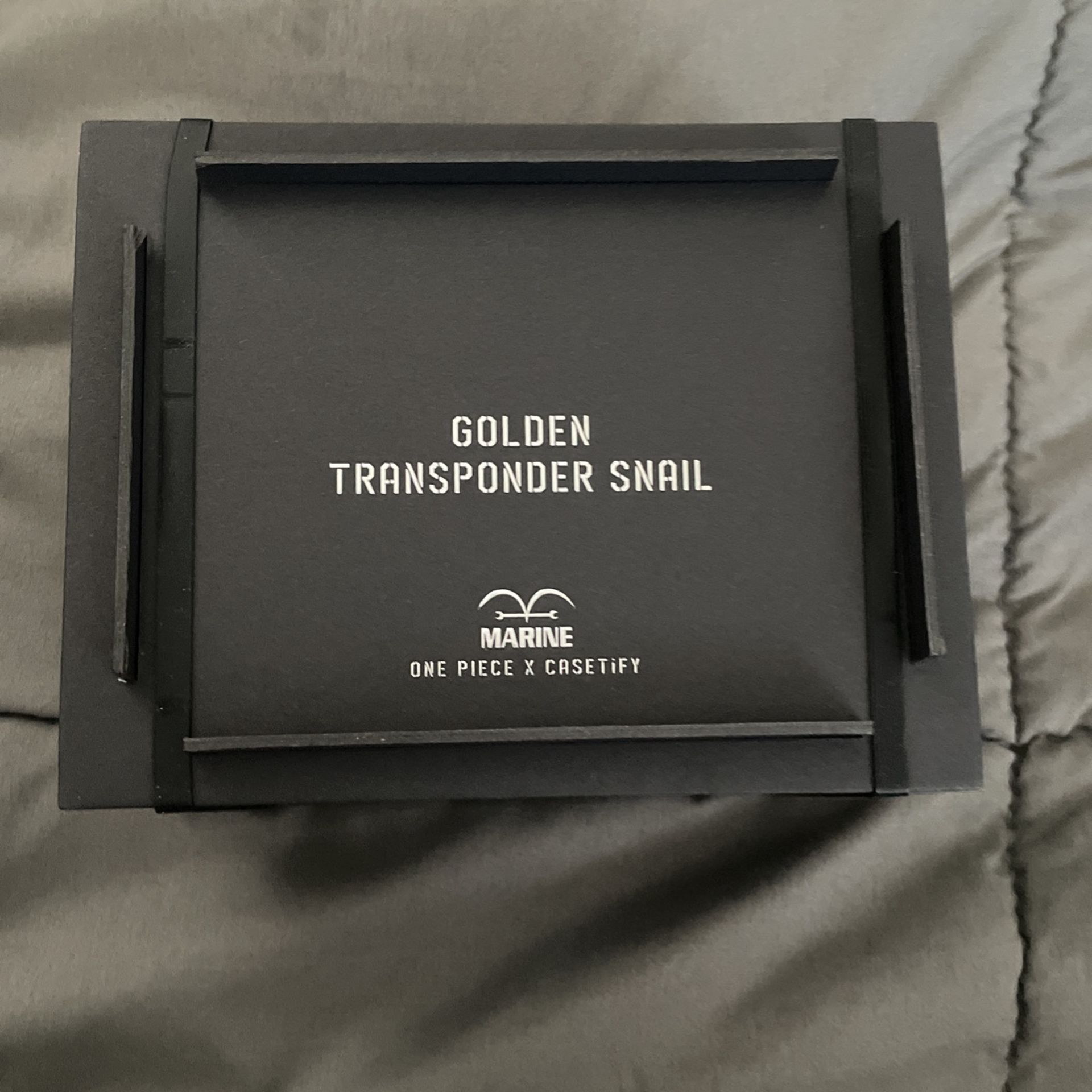 One Piece X casetify Golden transponder Snail Airpods Pro Case