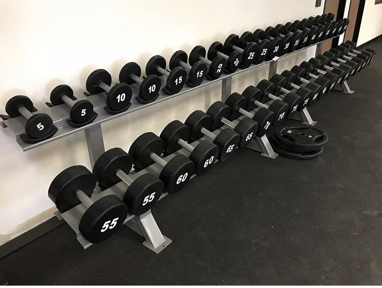 5-100 Pro Style Urethane Dumbbells