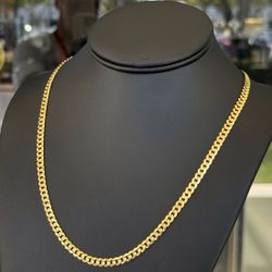 Jewelry 14k yellow gold necklace chain curb 24.25" bracelet 4.70mm 18.90 grams