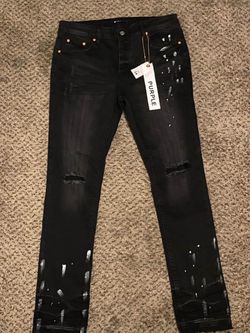 Purple jeans