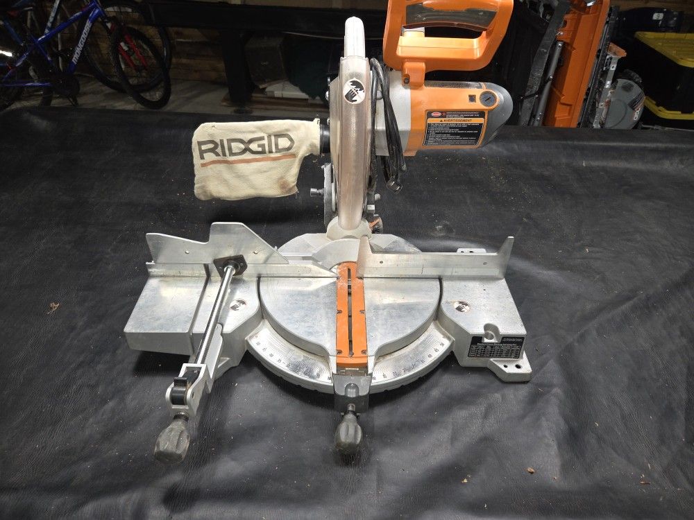 Ridgid 12 Inch Dual Bevel Compound Miter Saw
