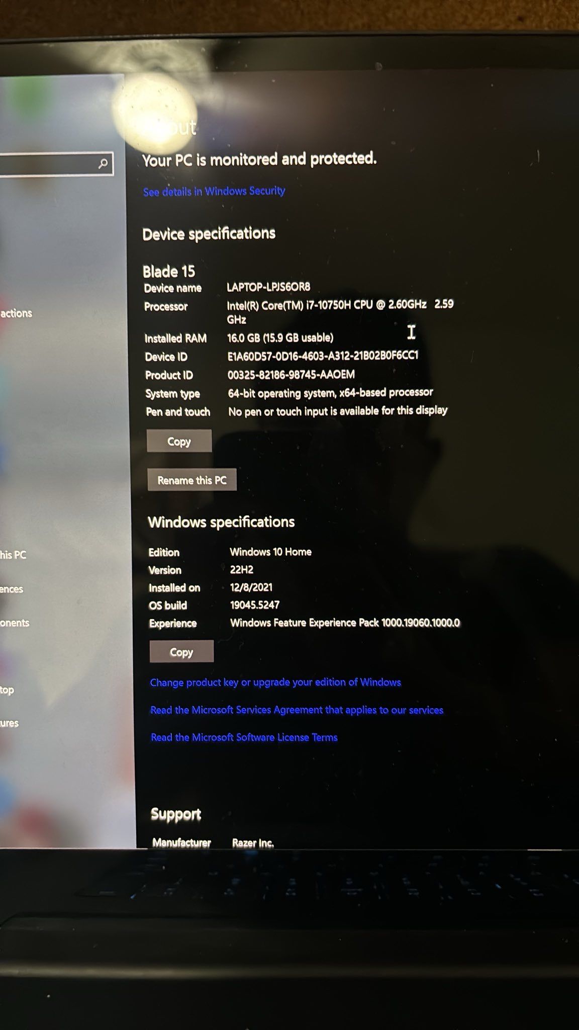 Razerblade 15 Base Model