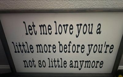 Custom wooden sign
