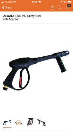$30 “NEW” DEWALT 4500 PSI Spray Gun with Adaptor