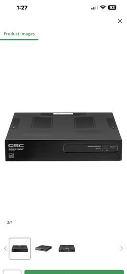 QSC SPA2-200 2-Channel Power Amplifier (200W)