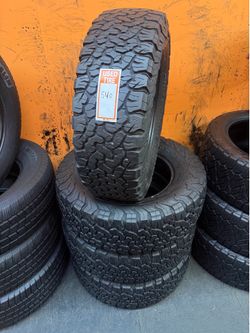 265/70R17 BF Goodrich Ko2 A/T High Tread Full Set of 4 Tires