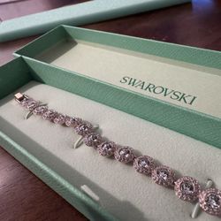 Swarovski crystal flex bracelet- Rose Gold